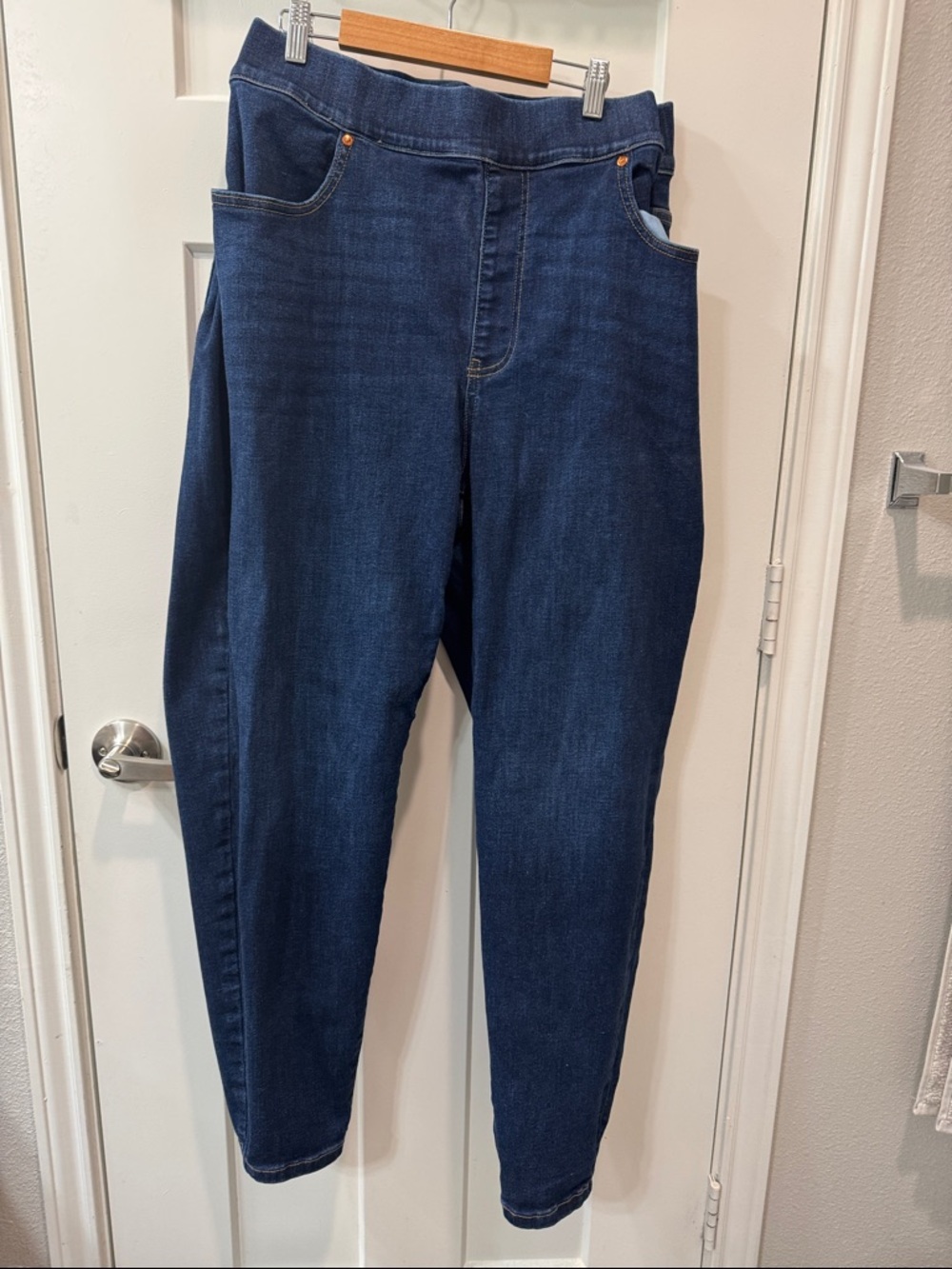 Lane Bryant Dark Blue Denim Jeggings